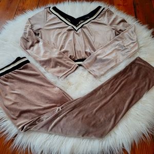 🔥🔥🔥Women's 2 Piece Set Fashion Nova Velour Set 0020